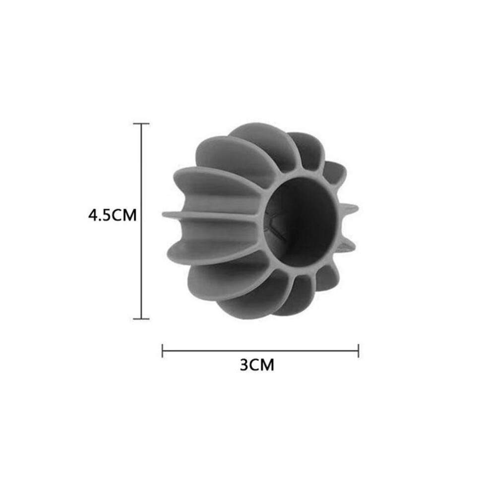 (grey, 1PCS) 1pc Silicone Magic Laundry Ball Reusable Clothes Hair Cleaning Tool Pet Hair Remover Washing Machine Cat Hair Catcher Laundry Ball
