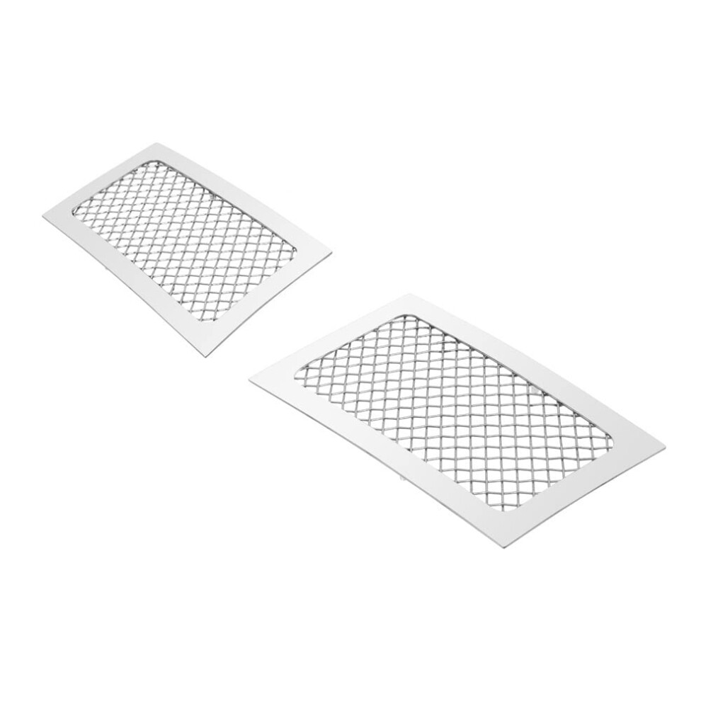 Aps Compatible With Cadillac Escalade 2007-2014 Tow Hook Stainless Steel Chrome Mesh Grille Insert A76482t 637230823309