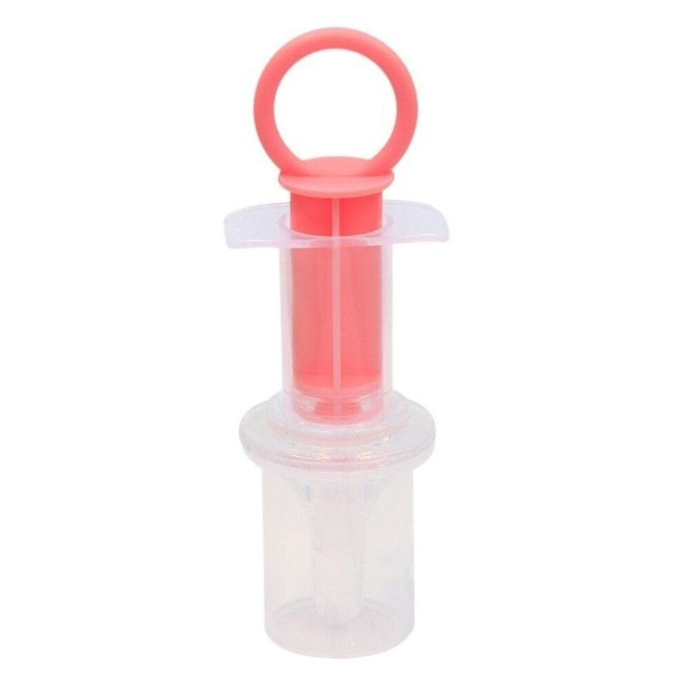 (pink) Transparent Infant Medicine Dropper For Infant Pacifier Infant Nipple Syringe