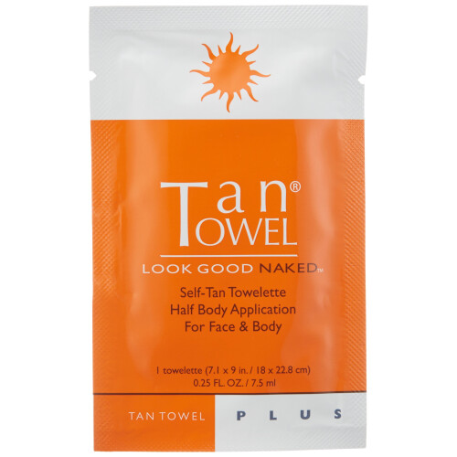 Tan Towel Half Body Plus Selbstbr?unungst?cher, 50er-Pack 2