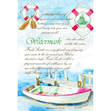 Fresh Scents Watermark Scented Sachets (Lot of 6) (FS-200192-6PK)