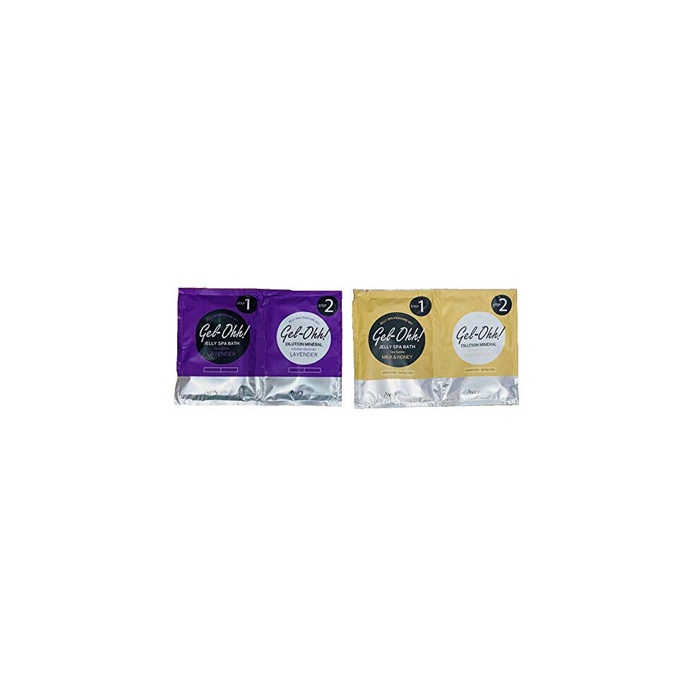 Avry Beauty Jelly Spa Pedicure Set gelOhh combo (LAVENDER & MILK & HONEY)