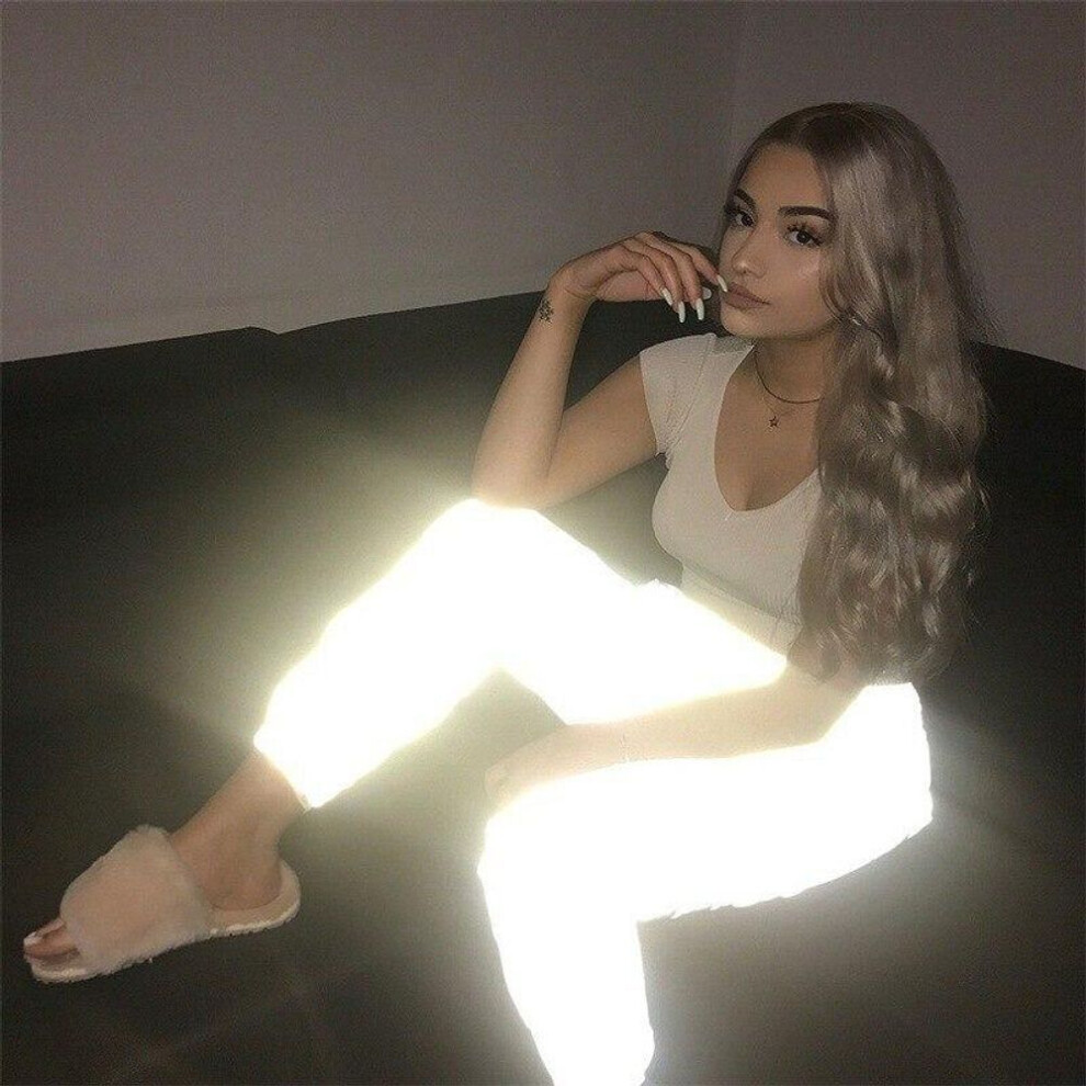 (gray, XXXL) 2023 Korean Sweatpants Fashion Spring Baggy Pants Womens Y2k Streetwear Jogger Sports Trousers Casual Loose Luminous Pant 26201