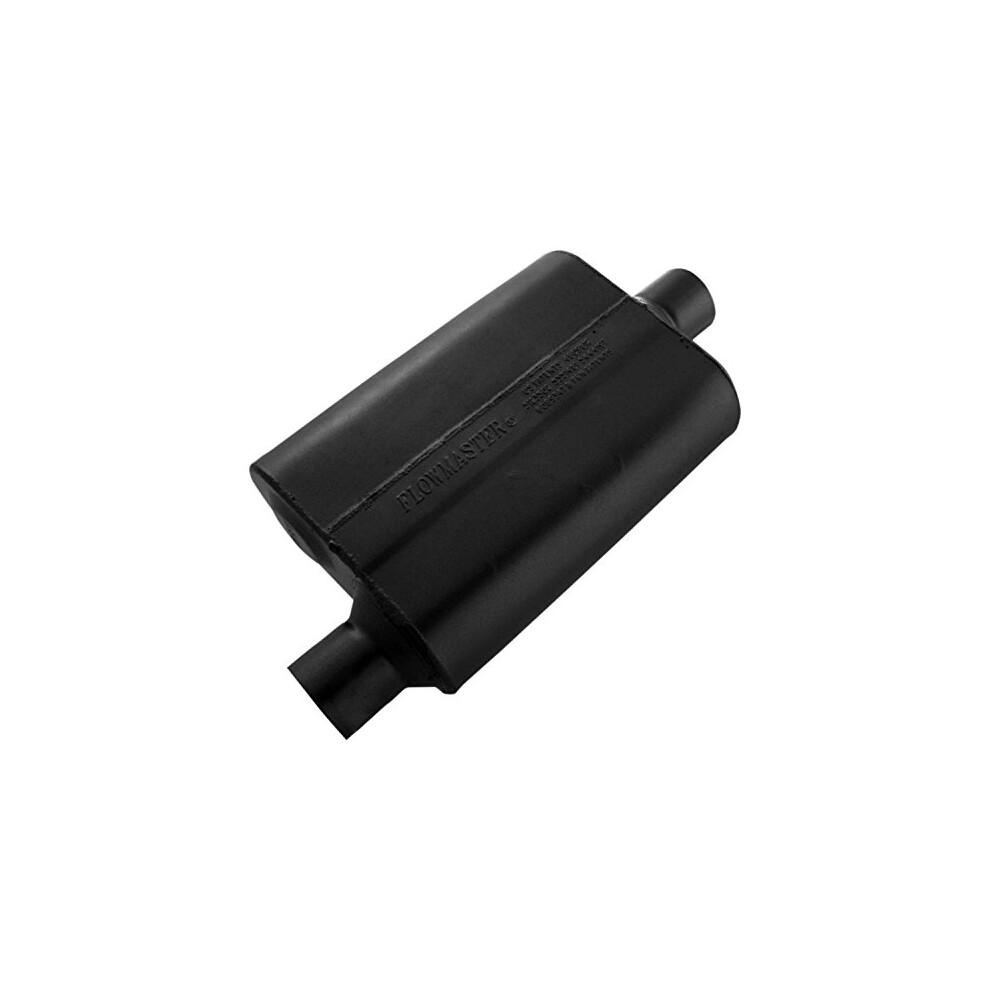 Flowmaster 42541 40 Series Muffler - 2.50 Offset In / 2.50 Center Out - Aggressive Sound 700042010332