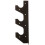 Rack de pared horizontal para 3 barras CAP Barbell 2