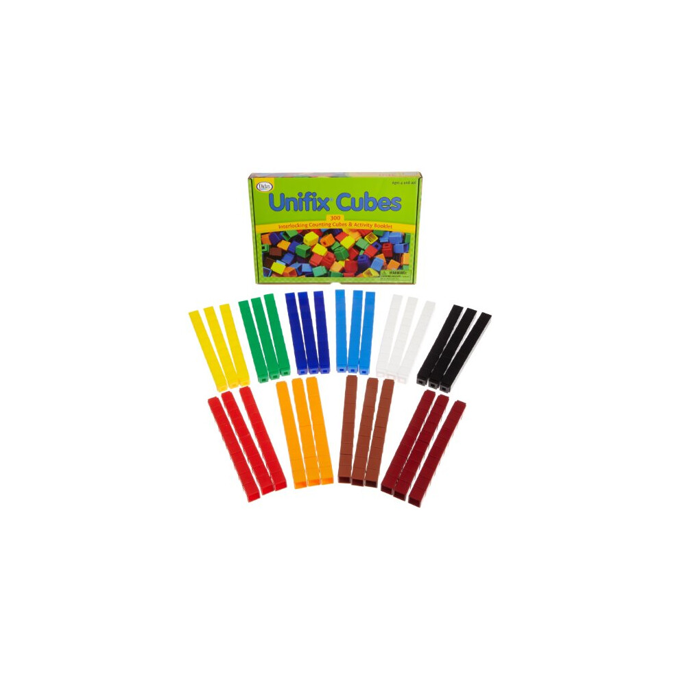 Unifix - 2-300 Cubi - Confezione Da 300 - 10 Colori