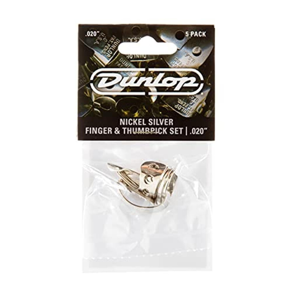 JIM DUNLOP 33P.020 Cure-doigts et pouces en maillechort .020"" 5/Pack du joueur
