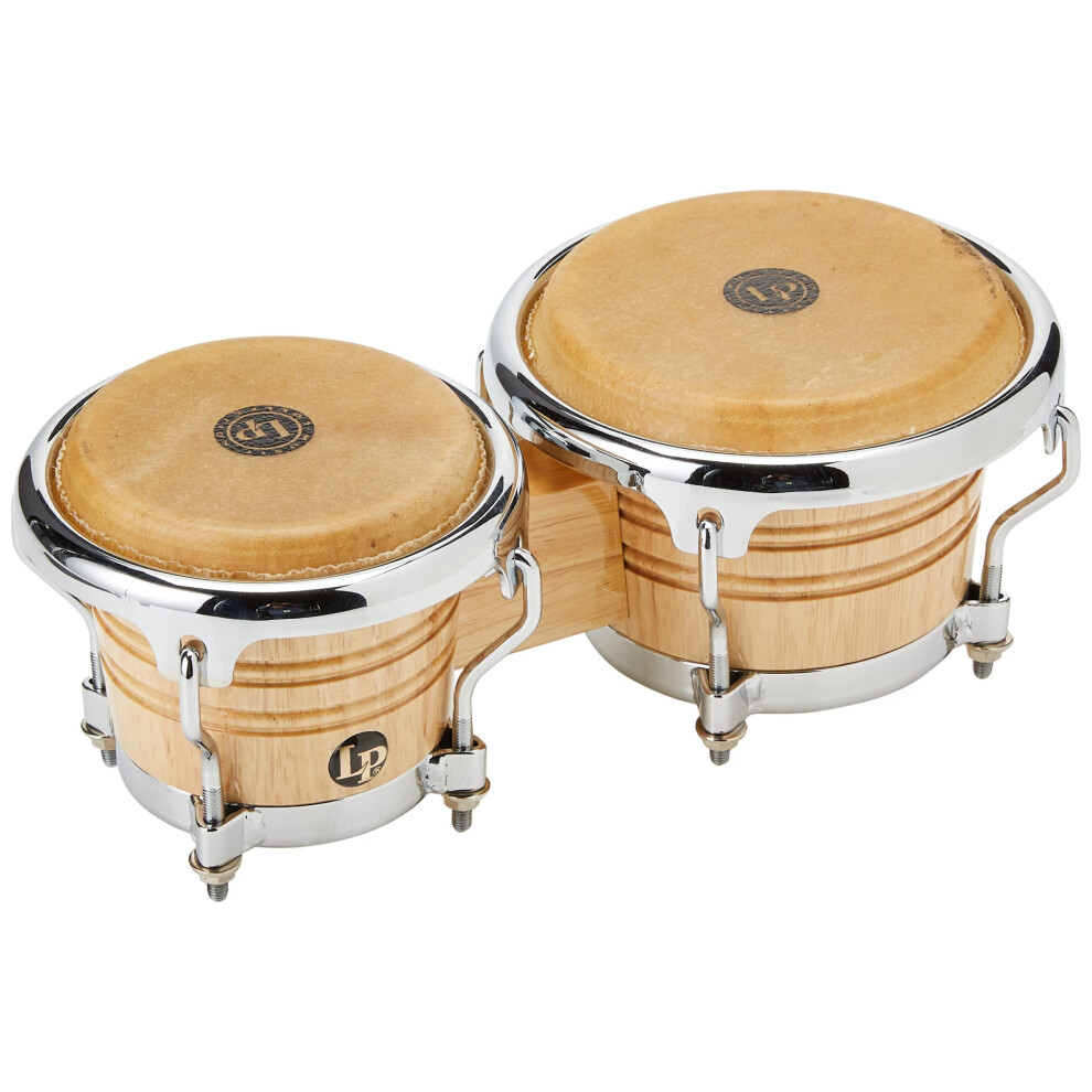 LPM199-AW LPMC Mini Tunable Natural Wood Bongos