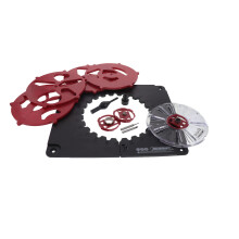 Milescraft 1207 Design/Inlay Kit - Router Template Jig  Black and Red  Small