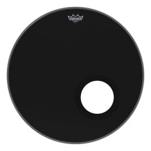Remo Powerstroke P3 Ebony Bass Drumhead - 5 """" Black Dynamo 22 """"