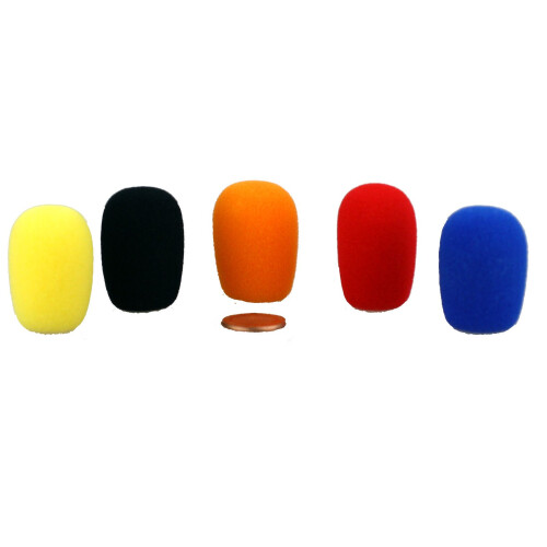 Hisonic LPWS5P Headset/Lavalier-Mikrofon-Windschutz, 5er-Pack