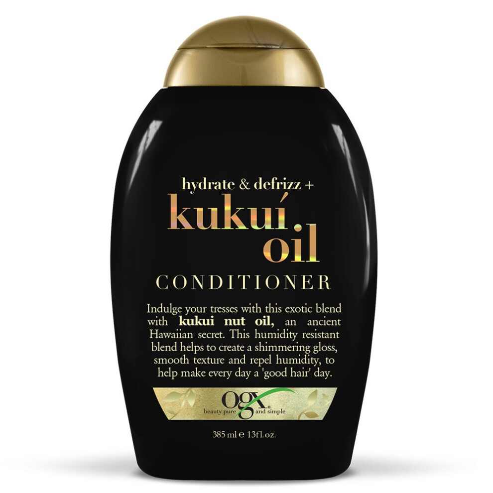 OGX Kukui Oil Conditioner, Hydrate & Defrizz, 13 Ounces