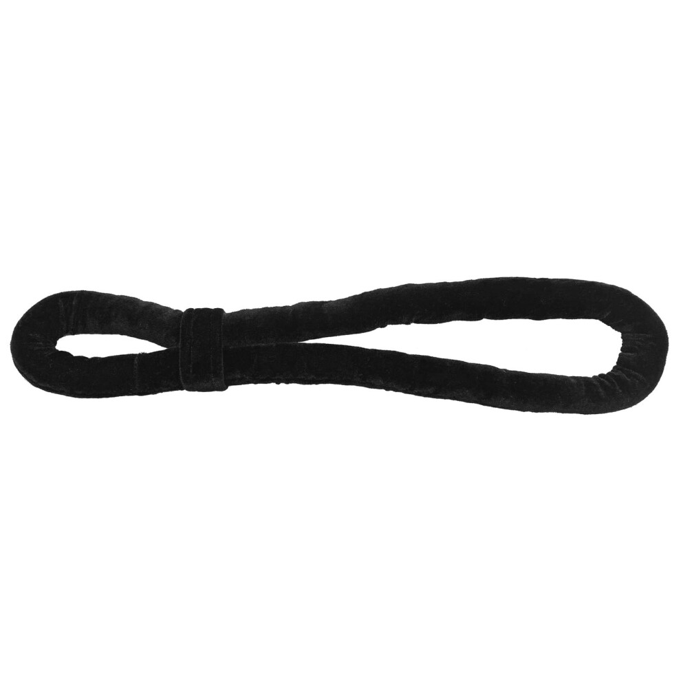 PRIOR FITNESS Lyra Aerial Hoop Sangle ? main pour yoga, acrobaties a?riennes, musculation, accessoires a?riens, sangle Lyra (noir)