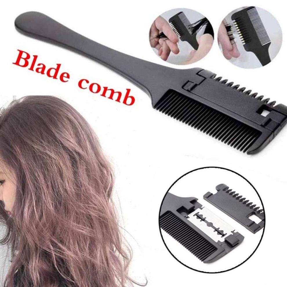 No.ins Trimmer Cutter Holder Comb Barber Blade Razor Hairdressing Cutting Tool Hair Comb Massage