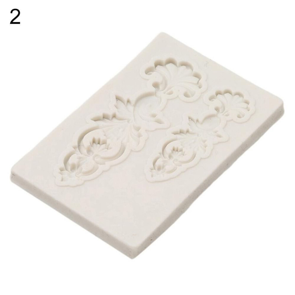 (white, 2) TK Cake Mold Chocolate Fondant Pastry Baking Tools Bakeware