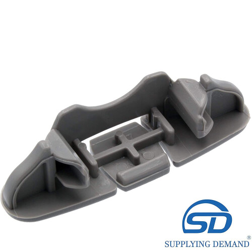 Supplying Demand W10082861 1446951 Dishwasher Upper Dishrack Front Rail Stop Replacement Model Specific Not Universal Grey 2