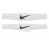 Nike Nike Dri-FIT Bands Pair (White/Black, OSFM) - Moisture-Wicking, Flat-Seam Comfort, 9in-21in Stretch, Accentuates Muscles - BN3001-101-F 1