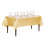 LinenTablecloth 60 x 102-Inch Rectangular Satin Tablecloth gold 3