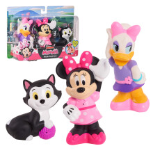 Disney Junior Minnie Mouse 3-pack badspeelgoedfiguren inclusief Minnie Mouse Daisy Duck en Figaro kinderspeelgoed voor kinderen vanaf 3 jaar door Jus