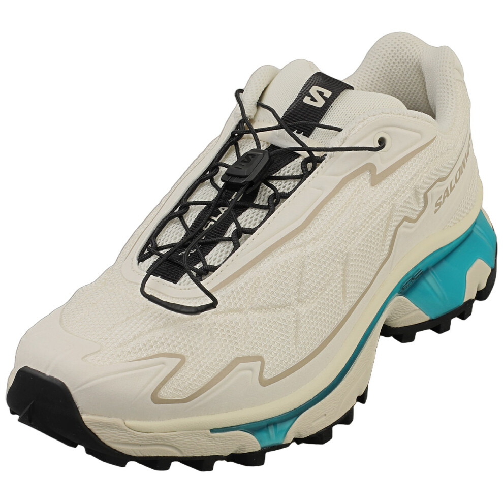 (5) Salomon Xt Slate Unisex Fashion Trainers In Vanilla Ice White