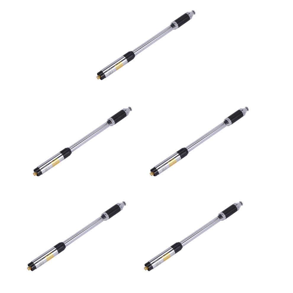 5X Rh770 Dual Band 144/430Mhz High Gain Sma-Female Telescopic Antenna For Uv-5R Uv-82 -888S Walkie Talkie 4851689878703