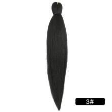 (3)26inch Synthetic Braiding Hair High Temperature Fiber Wig Extension Hairpiece