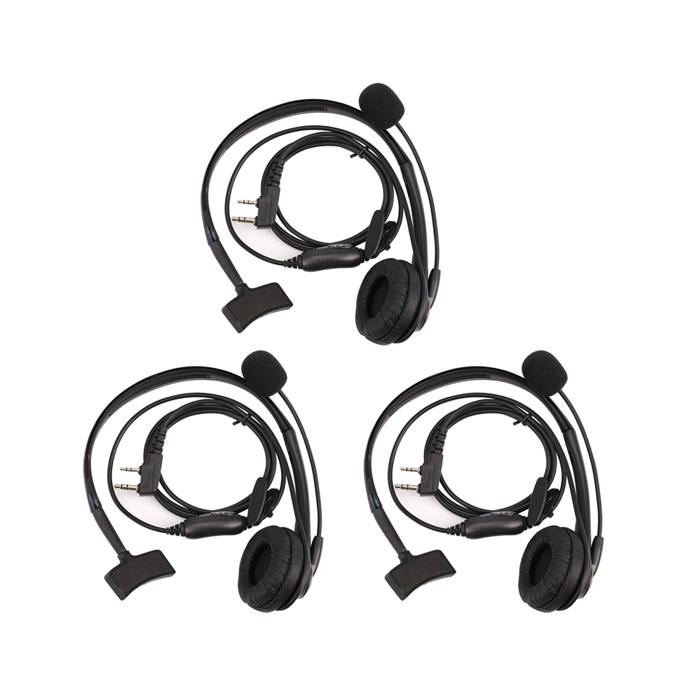 Auricolare 3X 2-Pin TK220 Per Jianwu UV-5R -888S H777 Interphone C9009
