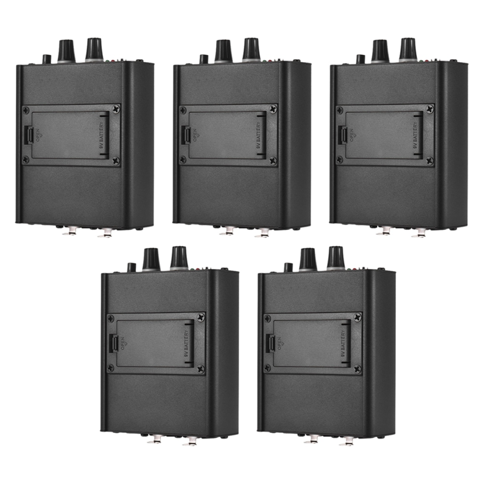 5X Personal In-Ear Monitor Headphones Amplifier with XLR Inputs 3.5mm Output Audio Interface-image-OPC-PFZY9ZG-NEW