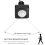 4X 220V Mini Human Body Infrared Sensor Switch LED Flood Light PIR Motion Adjustable Black 5