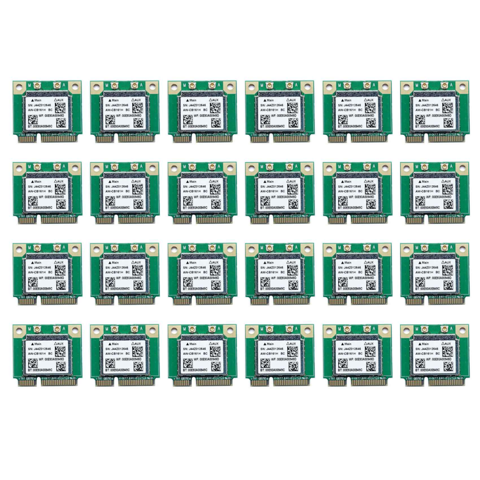 20X Dual Band Realtek Rtl8821 Aw-Cb161h Wifi Wlan Card Bluetooth 4.0 Combo Wireless Half Mini Pci-E Adapter 433Mbps 4851689893447