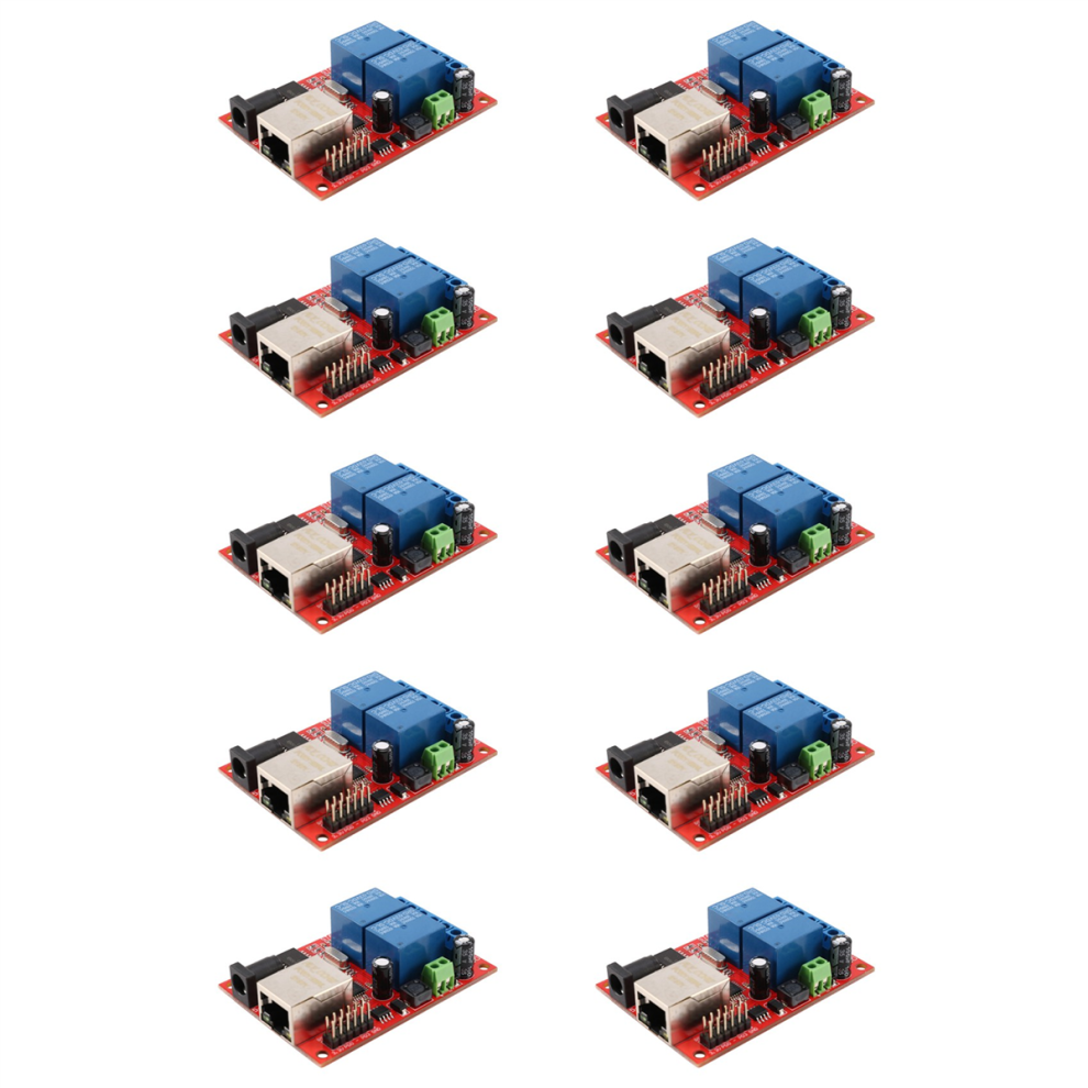 Photos - Printer Part Jojomino 10X LAN Ethernet 2-Way Relay Board Delay Switch UDP Controller Module WEB Server 