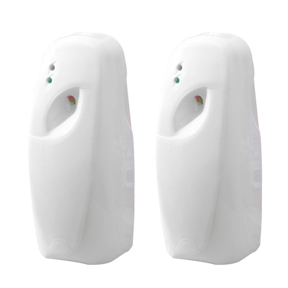 2X Automatic Perfume Dispenser Air Freshener Aerosol Fragrance for 14cm Height Can (Not Including)-image-OPC-PFZYC27-NEW