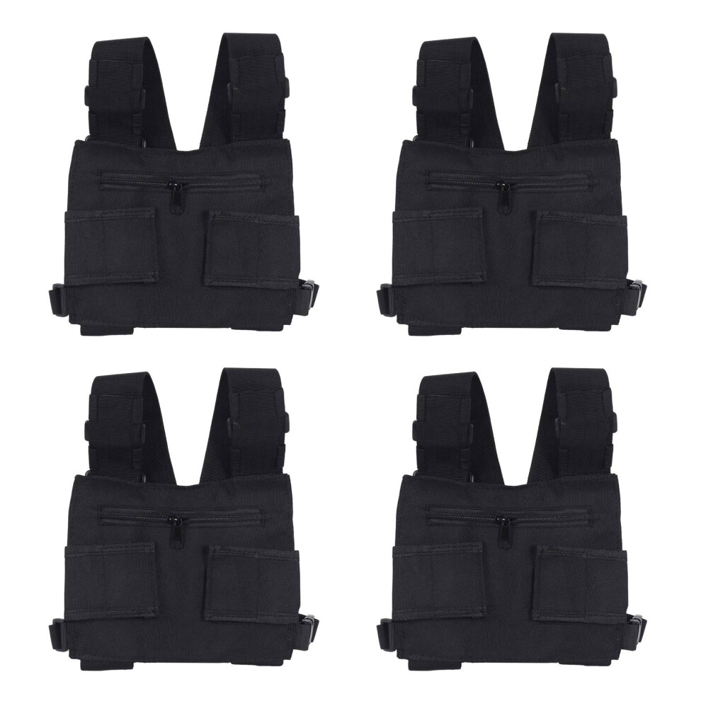 4X Radio Walkie Talkie Chest Pocket Harness Bags Pack Backpack Two W 4851689890835