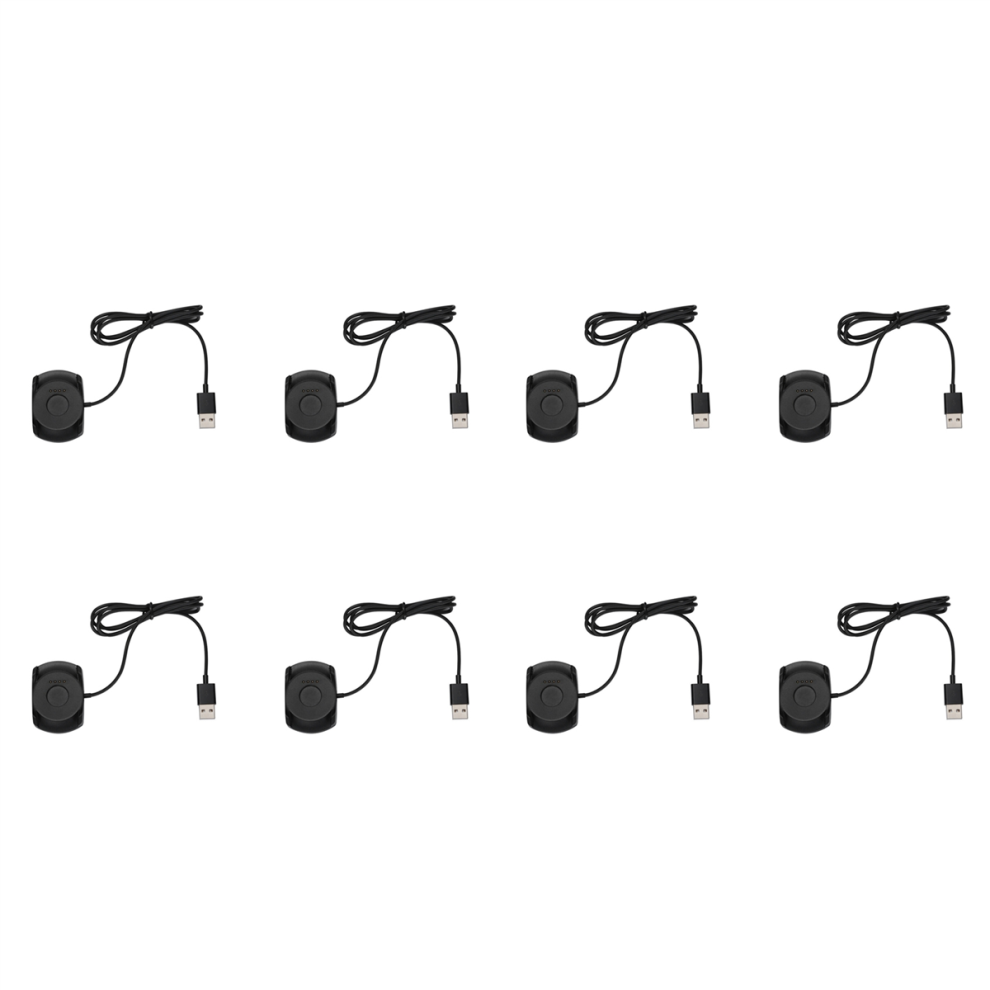 8X Usb Fast Charger Cable Dock Stand Cradle For Huami 2 Stratos Pace 2S Black 4851689893379