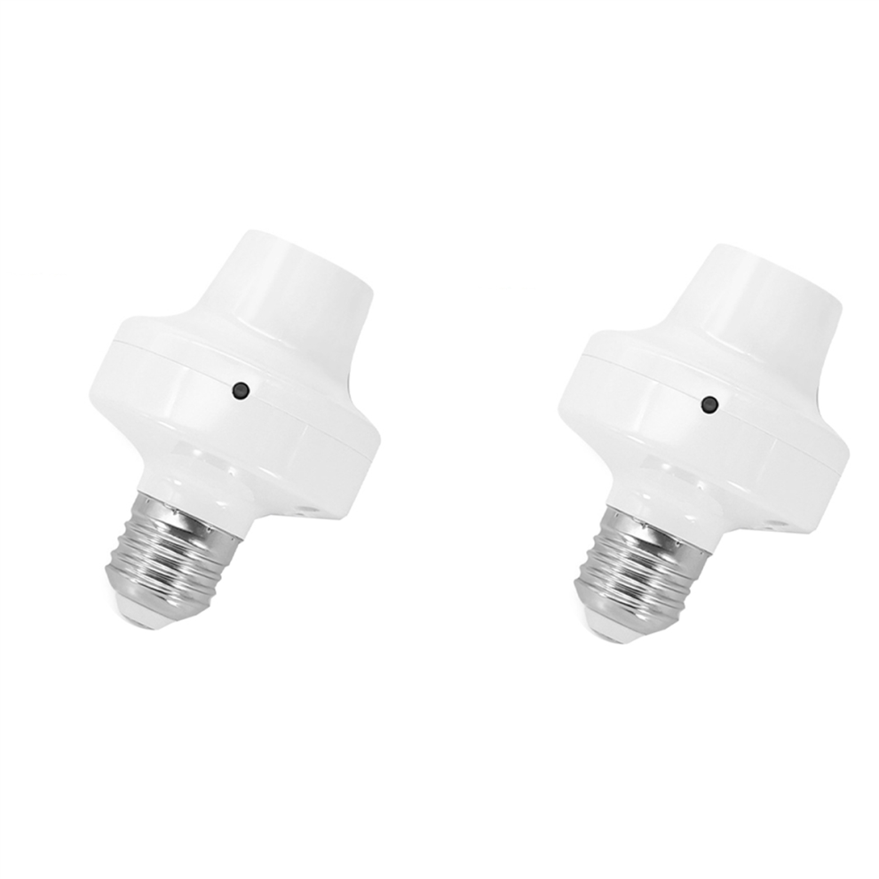 2X For App Wifi Smart E27 E26 Light Bulbs Adapter Lamp Holder Base Led Bulb 4851689896974