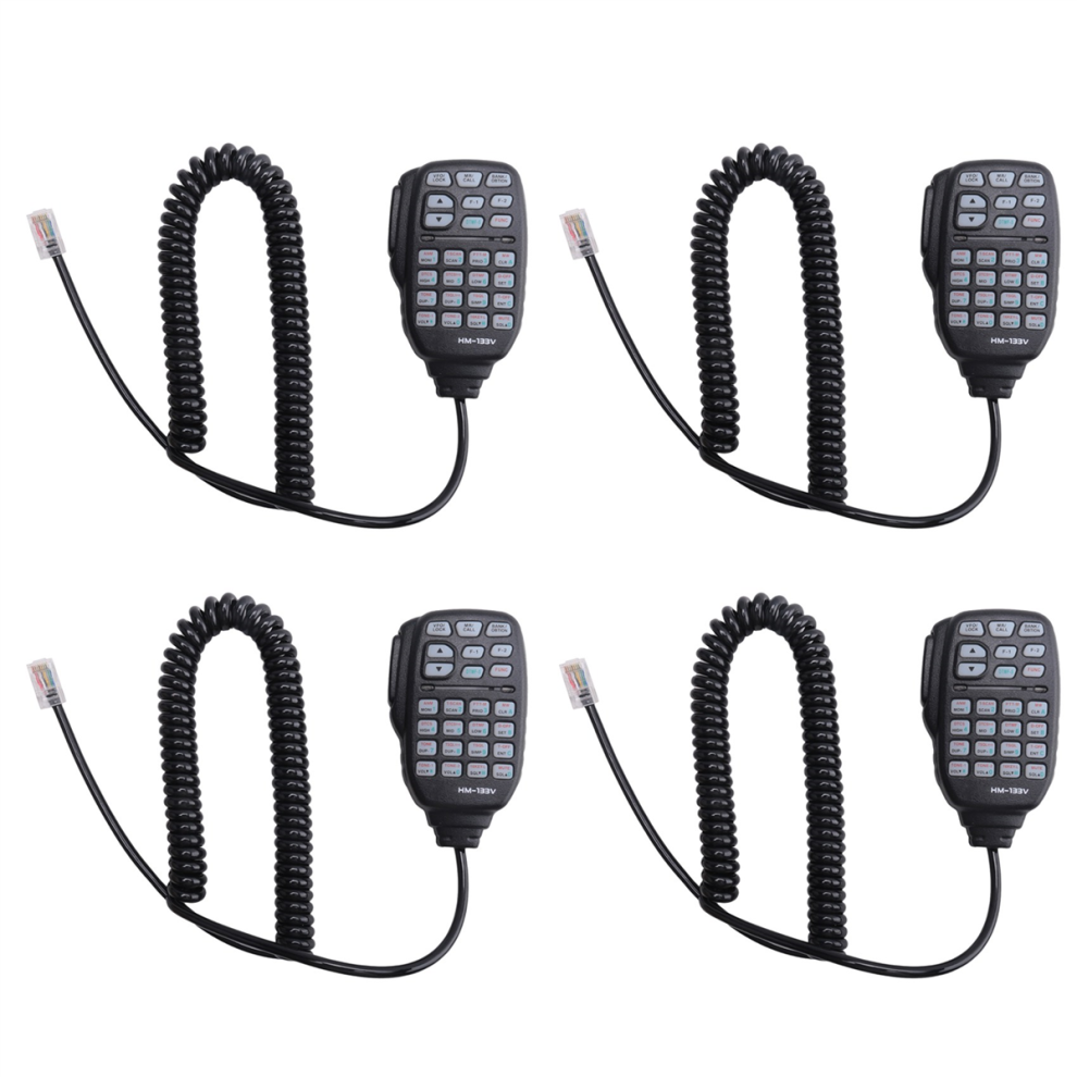 4X Hm-133 Mic Speaker Handheld Shoulder For Icom Radio Ic-207H Ic-880H Ic-2820H Ic-E282 Rj-45 Ic-2725E 4851689808052