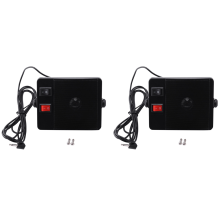 2pcs 3.5mm Diamond Heavy Duty -750 External Speaker for Walkie Talkie ICOM CB Two Way Radio