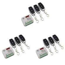 3X Garagepoort Afstandsbediening Ontvanger 433 868MHz RX MULTI 300-900MHZ AC/DC 9-30V met Bediening