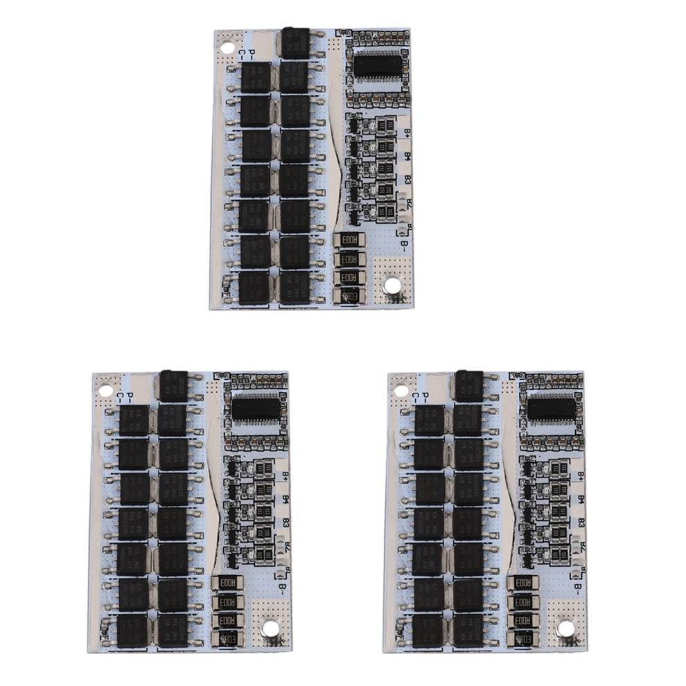 3X 12V 16.8V 21V 100A Li-Ion Ternary Lithium Battery Protection Board With Balance Pcm 18650 Lipo (5S) 4851689899357