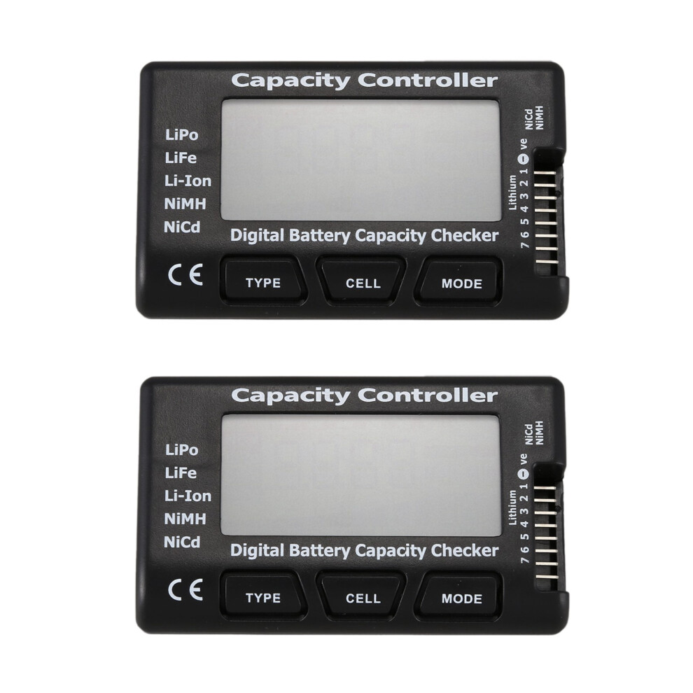 2X Rc Cellmeter-7 Digital Battery Capacity Checker Lipo Life Li-Ion Nimh Nicd-image