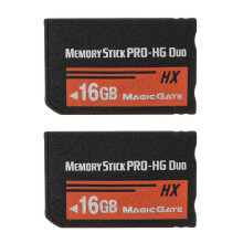 2X 16GB Memory Stick MS Pro Duo Flash-kaart voor PSP Cybershot-camera