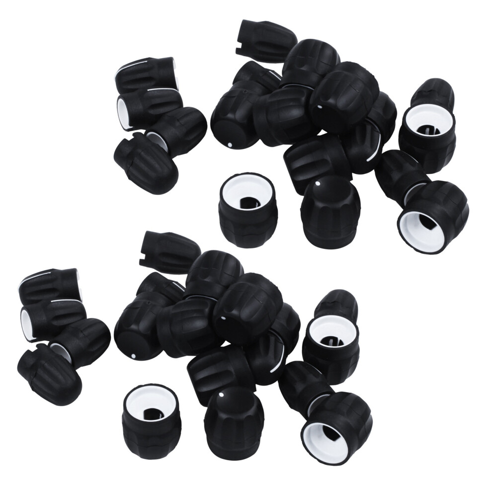 20Pairs Volume Knob + Channel Selector For Two Way Radio Cp040 Ep350 Gp328 Ep450 Pro5150 Gp338 Ht750 Black 4851689879311