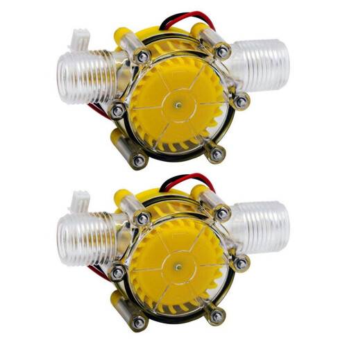 2X 10W Waterstroompomp Mini Hydro Generator Turbine Hydraulische Conversie 5V 1