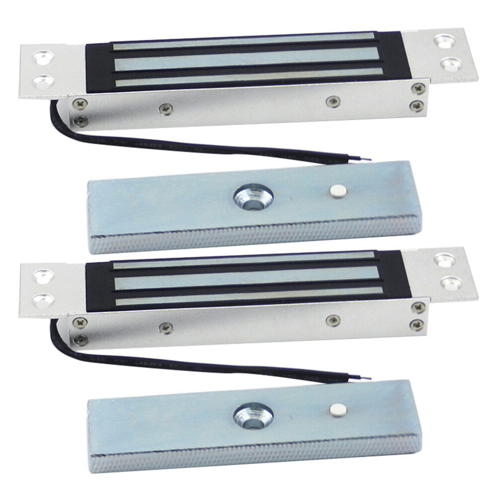 2X Flush Mount 180Kg 12V Built-In Concealed Electric Magnetic Electromagnetic Lock For Door Gate Access 4851689880362
