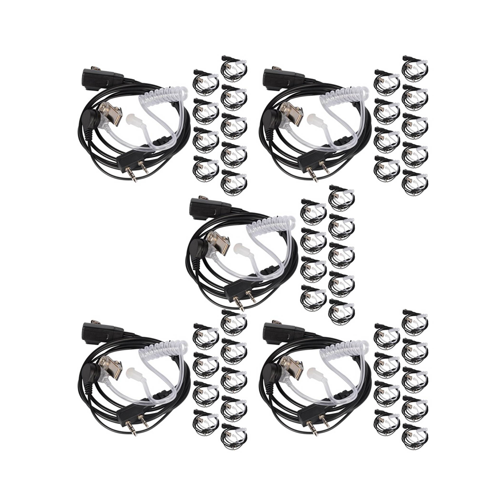 50Pcs Accessories Air Acoustic Tube Headset Earpiece For Radio Walkie Talkie 888S Uv-5R Uv-82 4851689882854