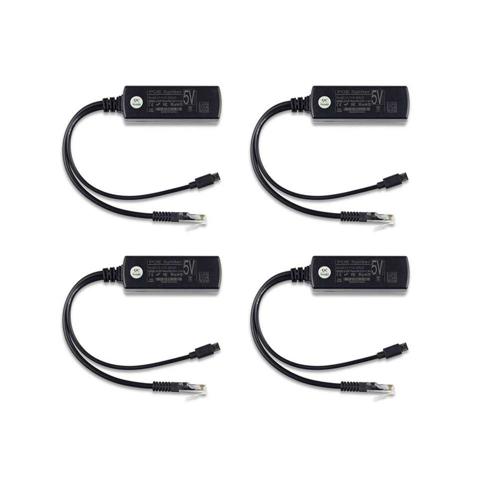 4X Poe Power Supply Module Standard Isolated Splitter 48V To 5V2.4a Usb Interface 4851689883097