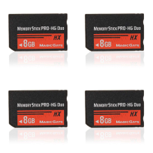4X 8GB Memory Stick MS Pro Duo Flash-kaart voor PSP Cybershot-camera