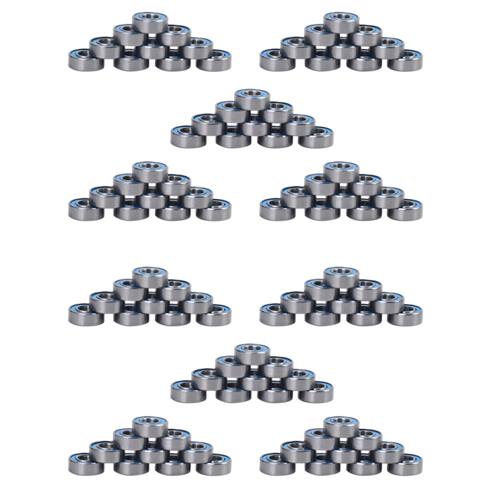 100Pcs Mr115 5X11x4mm For Slash Stampede Wheel Silver 4851689893324