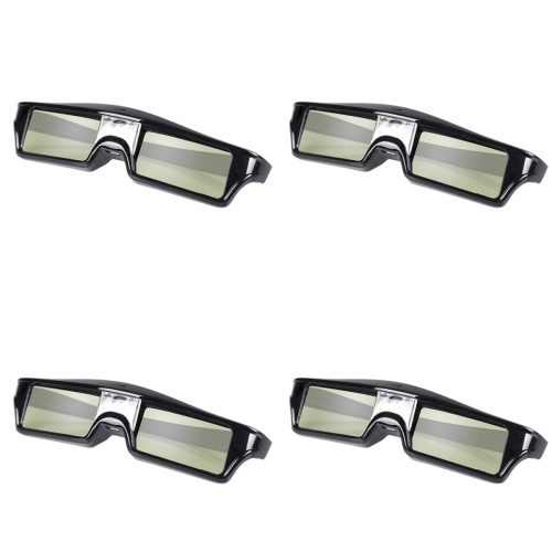 4X oplaadbare Active Shutter 3D-bril voor ALLE DLP-projectoren