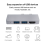 2X for Pro 8 USB C Hub, 4K -Compatible Adapter+2 3.0 Reader SD/TF Card Adapter 9